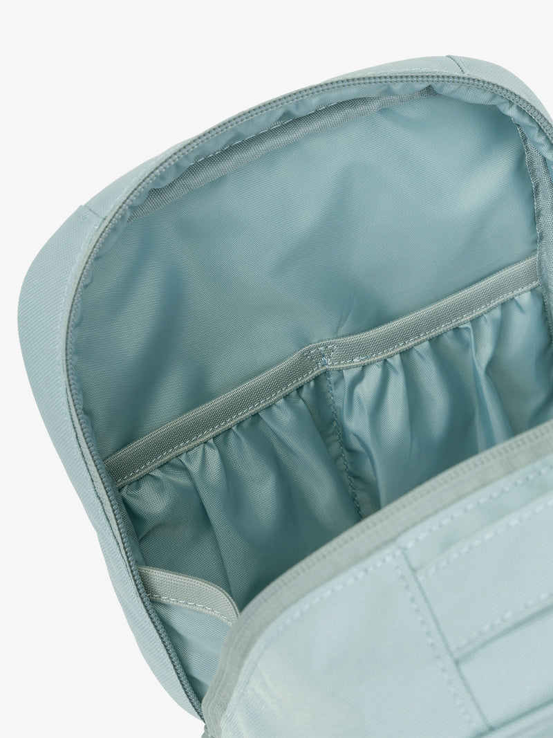 CALPAK Everything Cube in blue Bluebell with various interior pockets