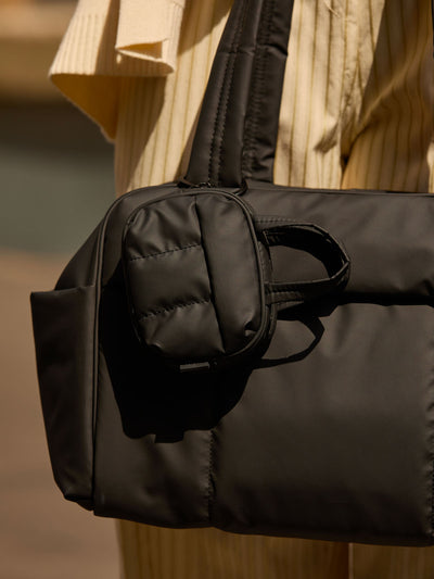 CALPAK Luka Duffel Key Pouch in black Matte Black; ALK2501-MATTE-BLACK view 2