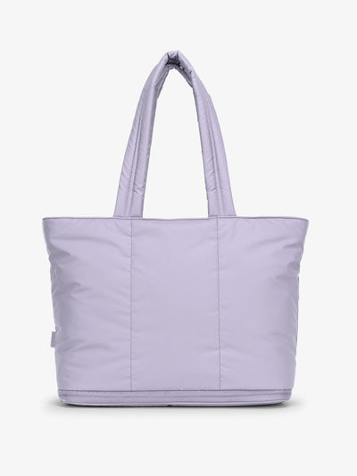 CALPAK Luka Expandable Tote front view in lavender purple Orchid; ALT2201-ORCHID view 1