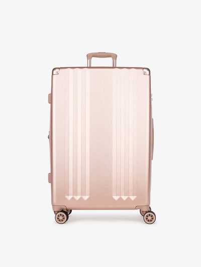 CALPAK Ambeur large 30-inch pink rose gold hardshell spinner luggage; LAM1028-ROSE-GOLD view 1