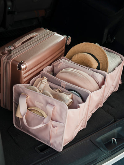 CALPAK pink car trunk organizer; ACO2001-PINK-SAND view 2