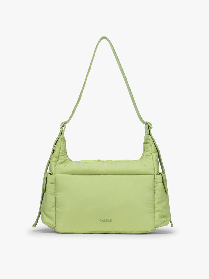 CALPAK Crossbody Diaper Bag in light green Lime