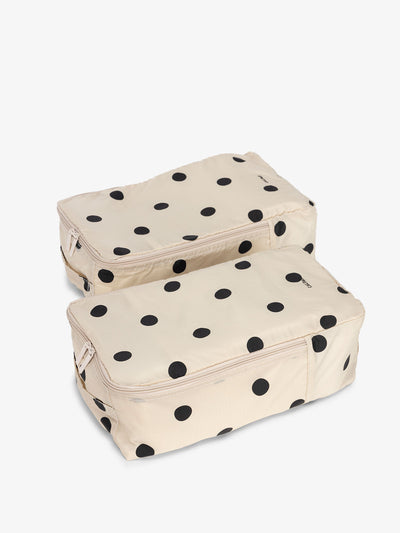 Shoe zippered storage bags; KSB2001-POLKA-DOT view 1