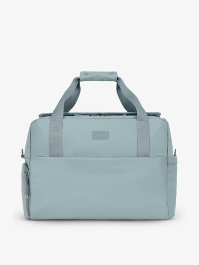 CALPAK Connect Laptop Duffel made with recycled exterior material in bluebell; DCN2401-BLUEBELL view 1