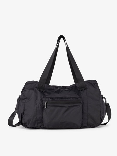 CALPAK black packable duffle bag; KDB2001-BLACK