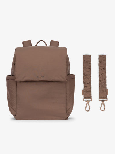CALPAK Diaper Backpack with Stroller Straps Included in hazelnut