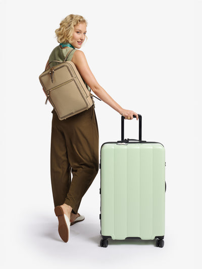 CALPAK daisy large luggage made from an ultra-durable polycarbonate shell and expandable by up to 2; LCO1028-DAISY view 2