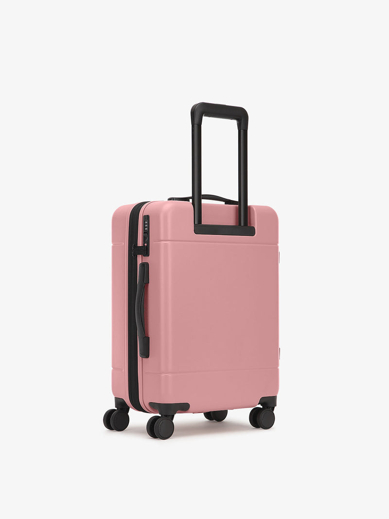 CALPAK Hue carry on hard side luggage with 360 spinner wheels in mauve pink