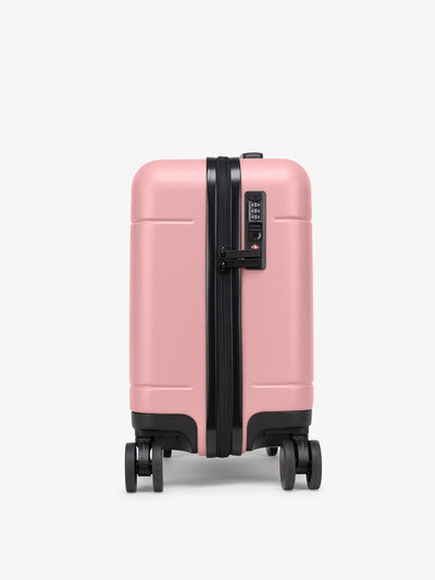 CALPAK Hue mini carry on luggage with tsa approved lock mauve pink