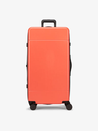 CALPAK hue hard side polycarbonate trunk luggage in red; LHU1030-POPPY