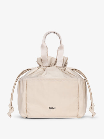 CALPAK  Lunch Bag in beige; ALB2001-OATMEAL