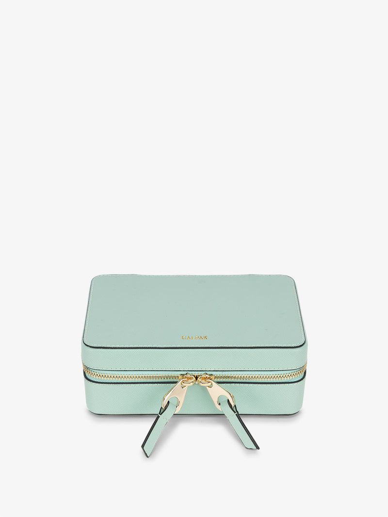 CALPAK travel jewelry case in aqua