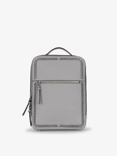 CALPAK Kaya laptop backpack in cool grey; BP1702-SQ-COOL-GREY view 1