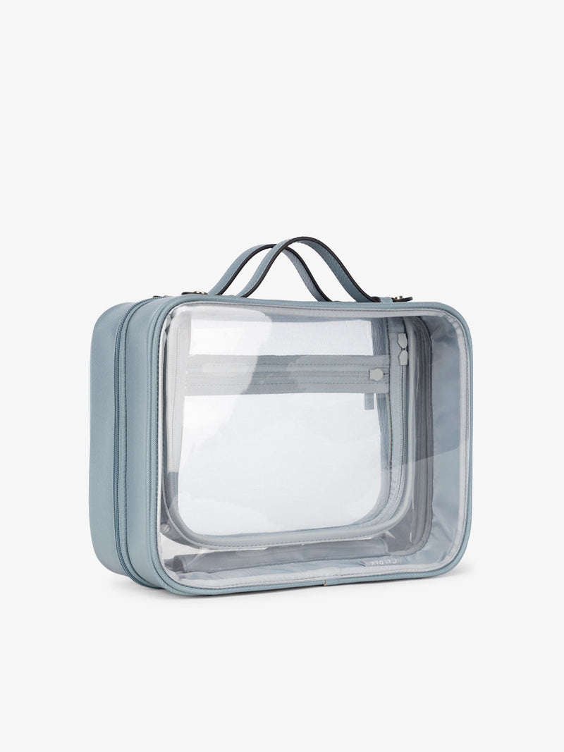 CALPAK large clear cosmetics bag for travel