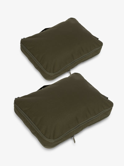 CALPAK large compression packing cubes in moss; PCL2301-MOSS