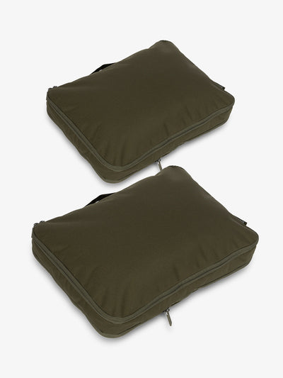 CALPAK large compression packing cubes in moss; PCL2301-MOSS view 1