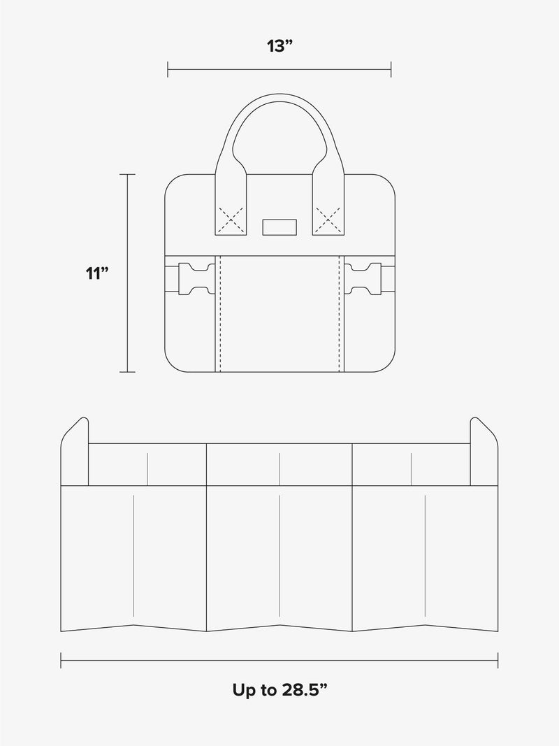 CALPAK car trunk organizer dimensions