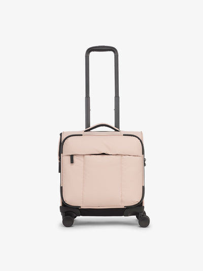 CALPAK Luka mini soft carry-on luggage in rose quartz; LSM1014-ROSE-QUARTZ view 1