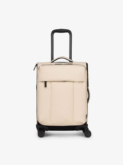 CALPAK Luka soft sided carry on luggage in oatmeal