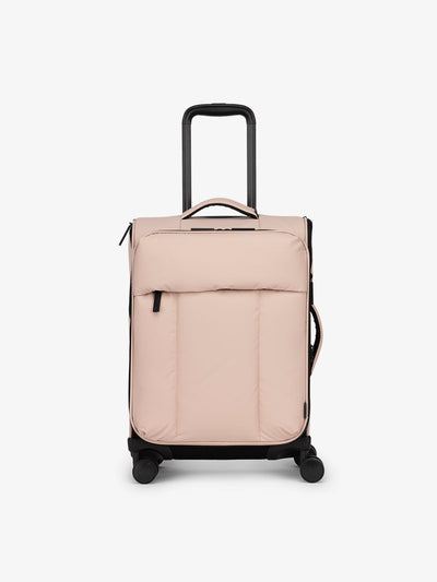 CALPAK Luka soft sided carry on luggage in rose quartz; LSM1020-ROSE-QUARTZ view 1