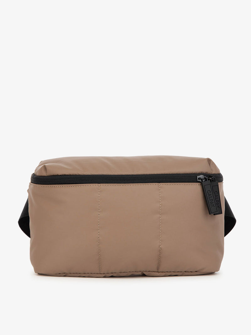 CALPAK Luka fanny pack in brown chocolate color