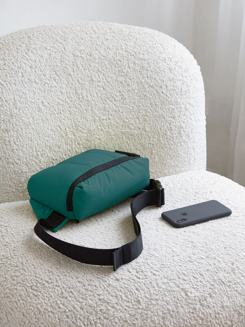 CALPAK kale green waist bag