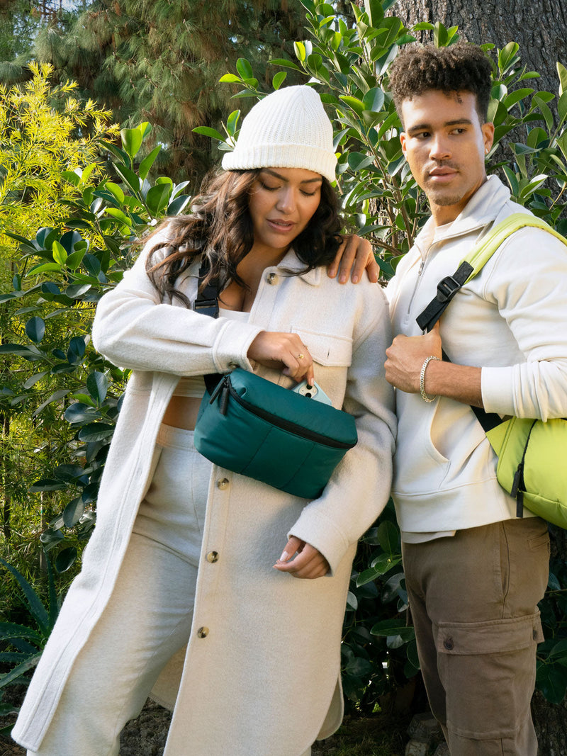 CALPAK Luka crossbody bag in kale green