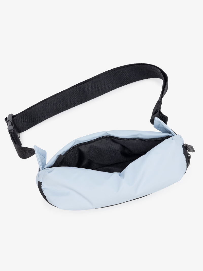 CALPAK Luka light blue belt bag in mist