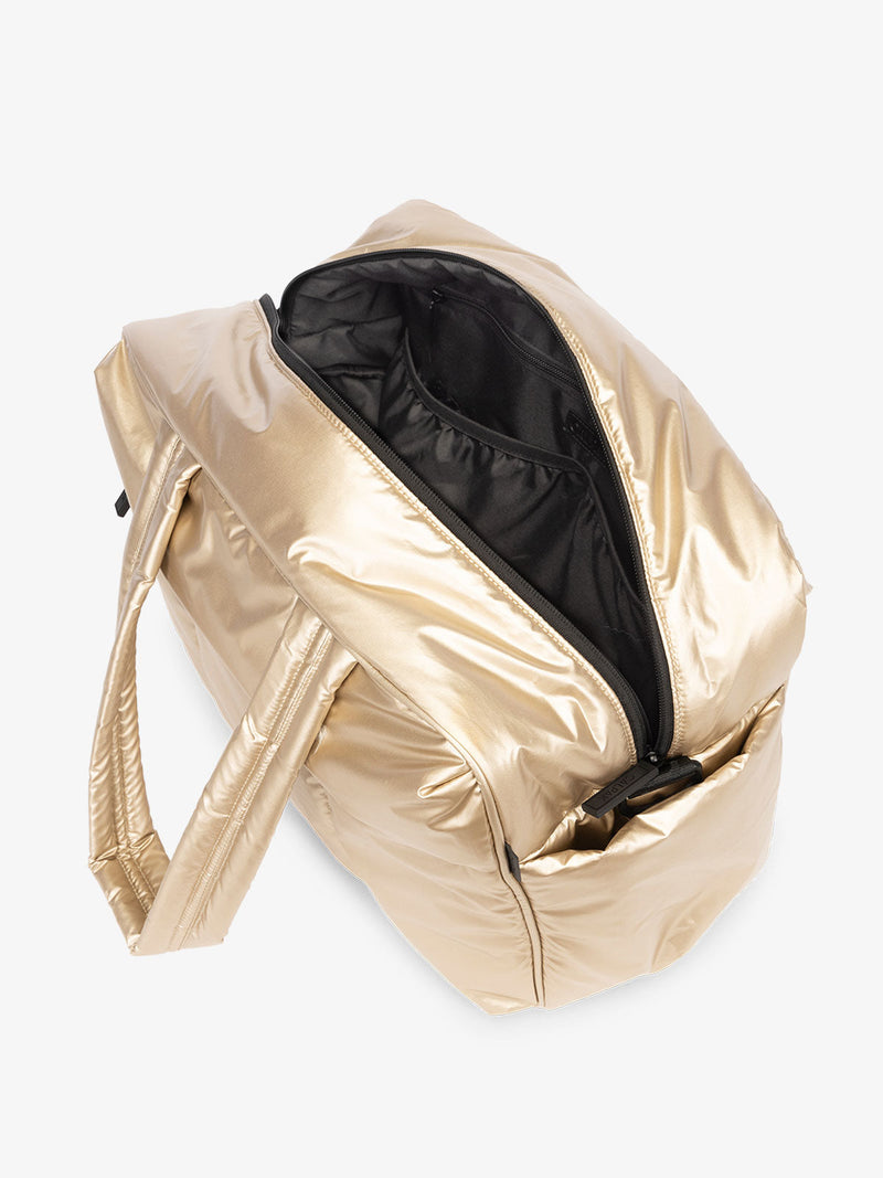 Luka weekender bag in gold