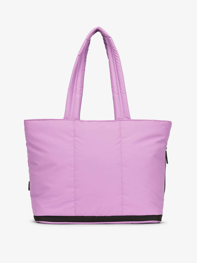 CALPAK Luka expandable tote bag with laptop compartment and padded straps in lilac; ALT2201-LILAC view 1