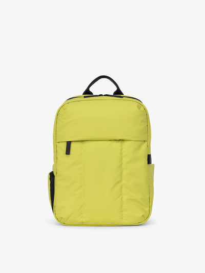 CALPAK Luka laptop backpack in celery green; BPL2001-CELERY