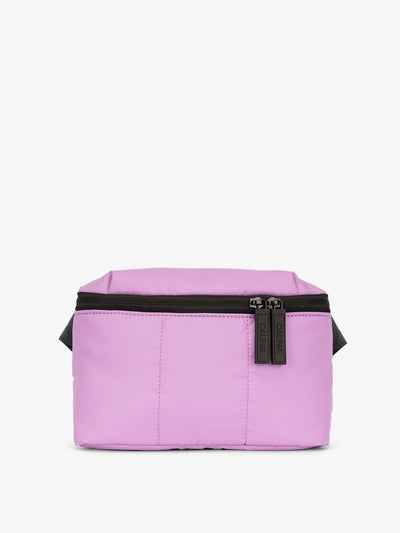 CALPAK Luka Mini Belt Bag with soft puffy exterior in lavender lilac; BBM2201-LILAC view 1