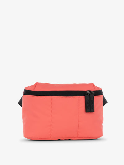 CALPAK Luka Mini Belt Bag with soft water-resistant exterior in watermelon; BBM2201-WATERMELON view 1