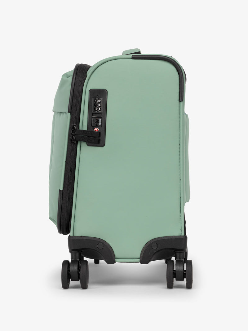 CALPAK Luka mini soft suitcase with TSA lock in sage