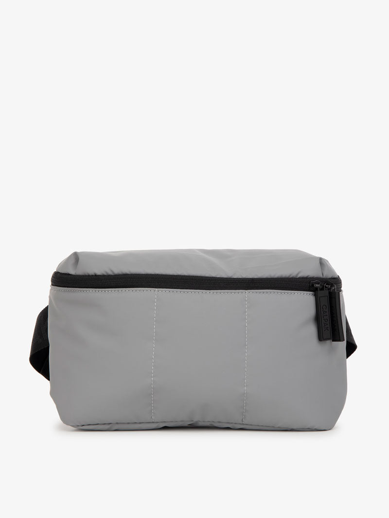 CALPAK Luka fanny pack in grey iron color