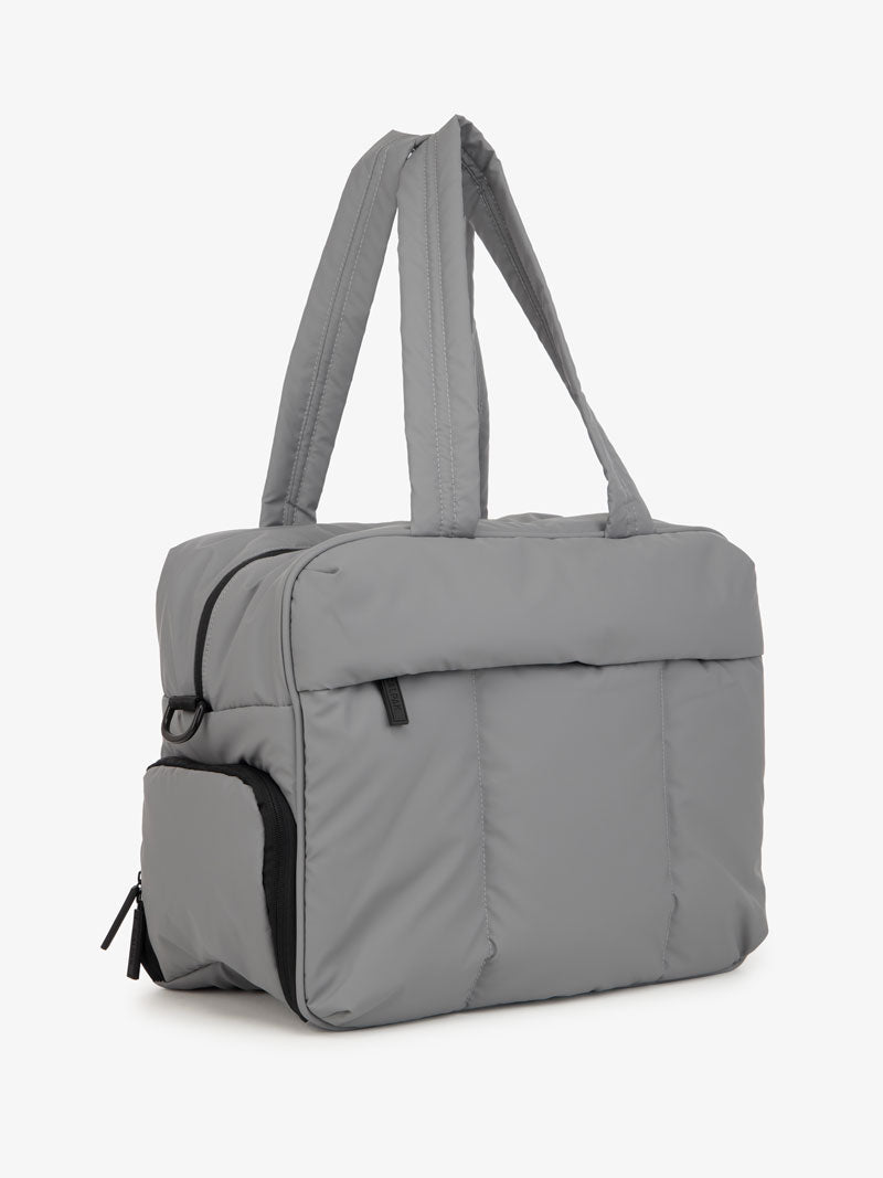 iron grey CALPAK Luka duffel bag