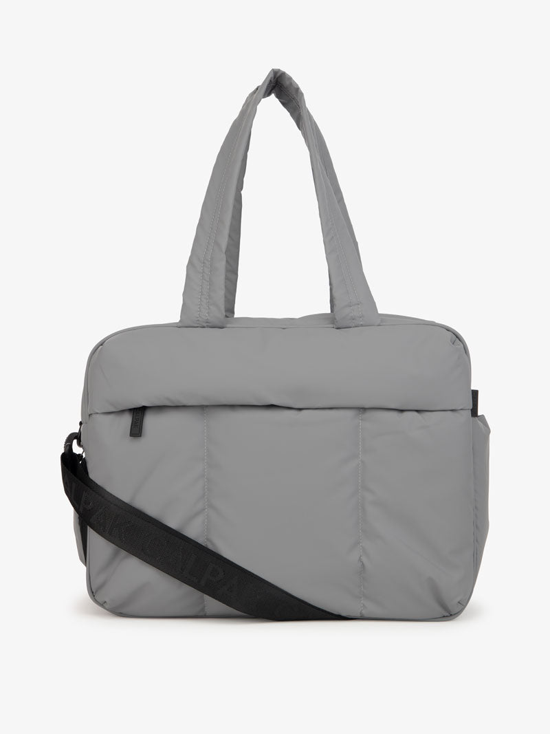 iron grey CALPAK Luka duffle bag