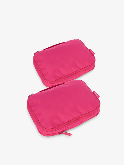 CALPAK small compression packing cubes in dragonfruit; PCS2301-DRAGONFRUIT view 1