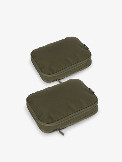 CALPAK small compression packing cubes in moss; PCS2301-MOSS