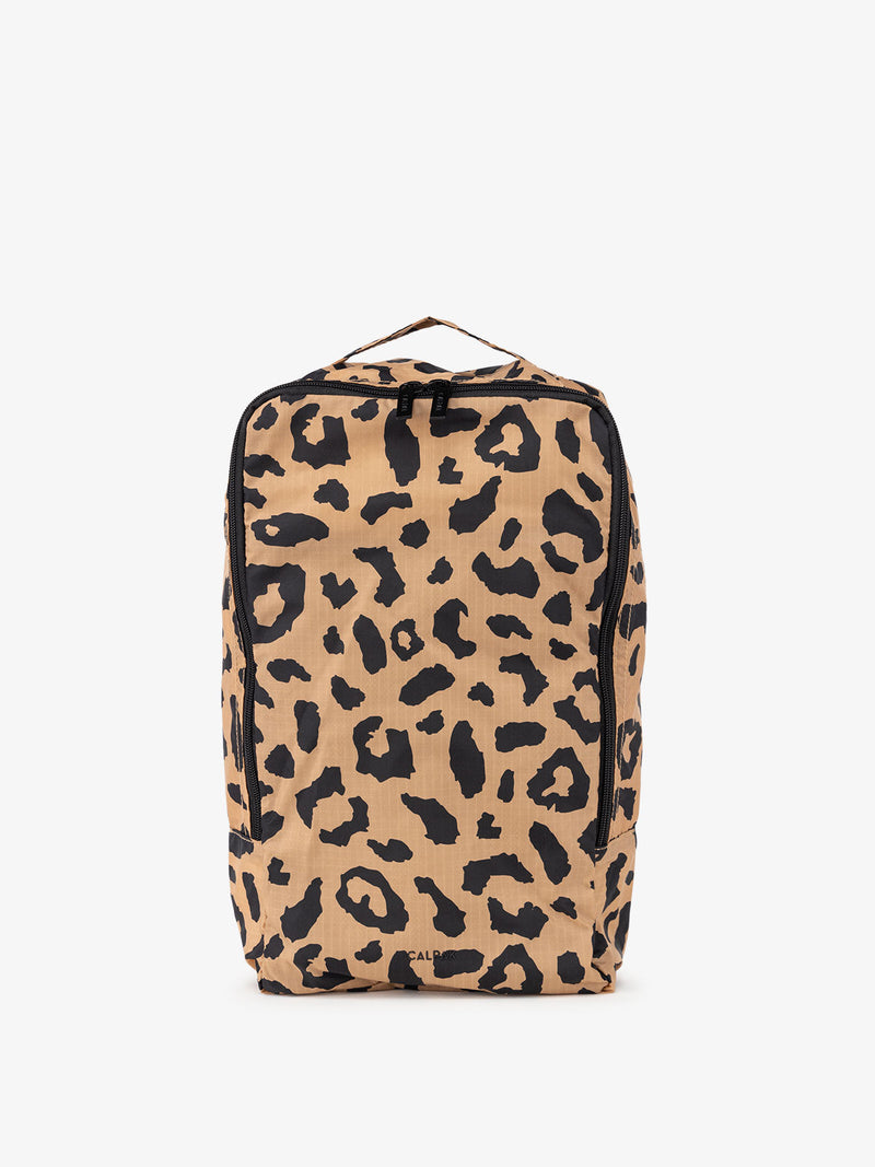 CALPAK hanging shoe bag in cheetah