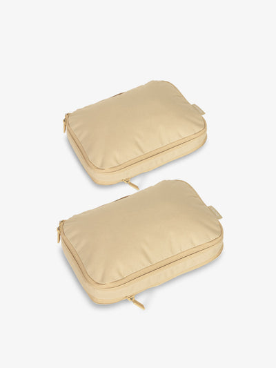 CALPAK small compression packing cubes in beige oatmeal; PCS2301-OATMEAL view 1