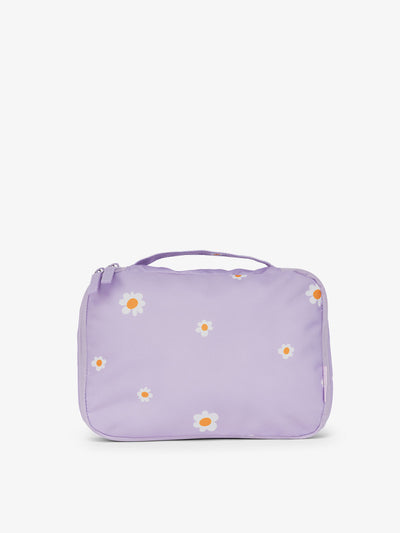 CALPAK small packing cubes with top handle in lavender orchid fields