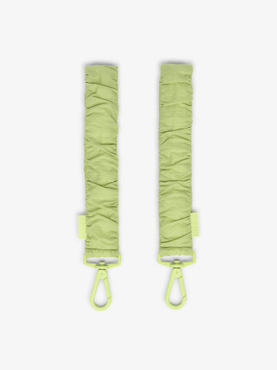CALPAK Stroller Straps for Diaper Bag made with Oeko-Tex certified, recycled, and water-resistant materials in lime