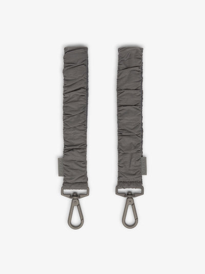 CALPAK Stroller Straps for Diaper Bag made with Oeko-Tex certified, recycled, and water-resistant materials in slate; STP2401-SLATE