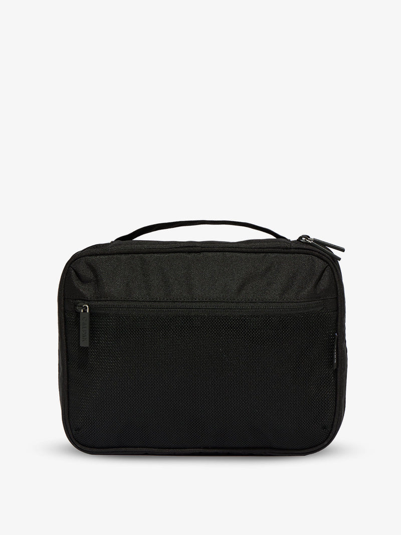 Back-view of CALPAK Tablet Tech Organizer in black