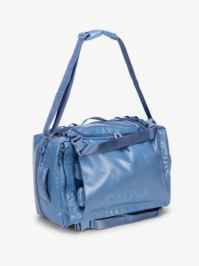 CALPAK Blue glacier terra large 50L duffel backpack with removable and adjustable body shoulder strap
