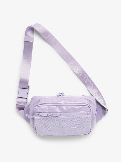 CALPAK Terra small sling bag with adjustable nylon strap in purple