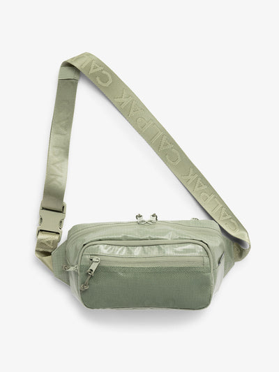 CALPAK Terra small belt bag with adjustable nylon strap in green