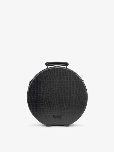 CALPAK small hat box in trnk black; HB1614-BLACK-CROC view 1