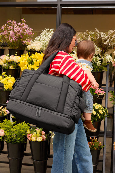CALPAK Weekender Duffel in Black; WDB2501-BLACK view 2